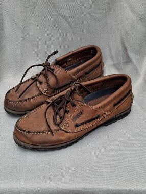 Kodiak Vintage Leather Boat Shoes Men's Size 9.5M Style 7660